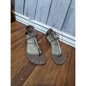 Fergalicious flat low ankle  gladiator sandals 8m*